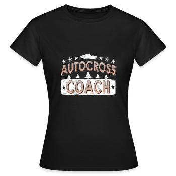 Autocross Coach - Frauen T-Shirt - Schwarz - Vorne - AI Model Female 172 dark (172cm)