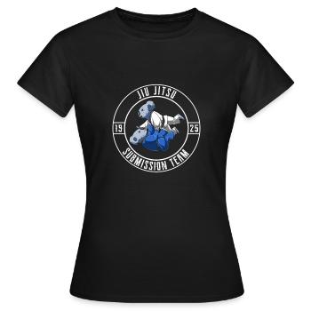 Niedliche Jiu Jitsu Koalas - BJJ Grappling - Frauen T-Shirt - Schwarz - Vorne - AI Model Female 172 dark (172cm)