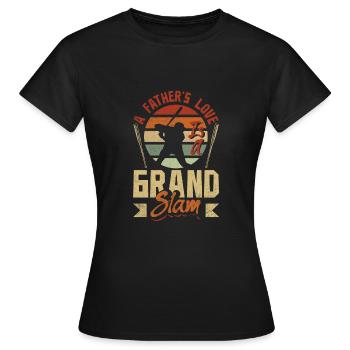 Un amour des pères est une fête des pères du Grand Chelem - T-shirt Femme - noir - Devant - AI Model Female 172 dark (172cm)