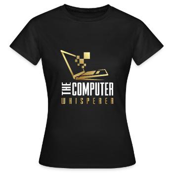 Lustiger Informatiker Spruch, Informatik - Frauen T-Shirt - Schwarz - Vorne - AI Model Female 172 dark (172cm)