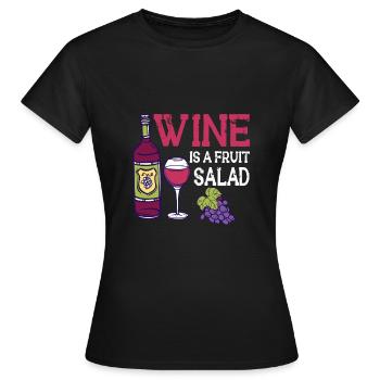 Winzer Wein Spruch für Weinliebhaber - Frauen T-Shirt - Schwarz - Vorne - AI Model Female 172 dark (172cm)