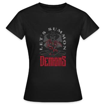 Occulte - T-shirt Femme - noir - Devant - AI Model Female 172 dark (172cm)