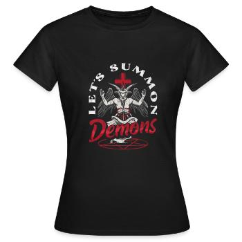 Occulte - T-shirt Femme - noir - Devant - AI Model Female 172 dark (172cm)