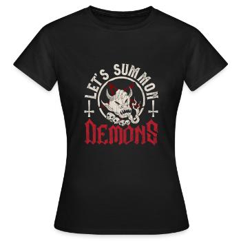 Occulte - T-shirt Femme - noir - Devant - AI Model Female 172 dark (172cm)