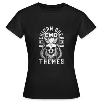 Emoticon Emo American Dreams Emo Thèmes Emocore - T-shirt Femme - noir - Devant - AI Model Female 172 dark (172cm)