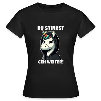 Tu pues Va sur Sarcastique - T-shirt Femme - noir - Devant - AI Model Female 172 dark (172cm)