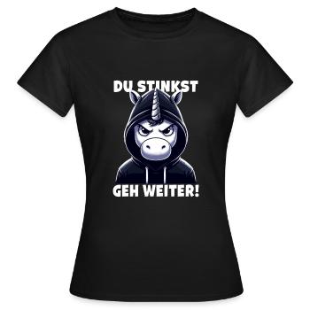 Tu pues Va sur Sarcastique - T-shirt Femme - noir - Devant - AI Model Female 172 dark (172cm)