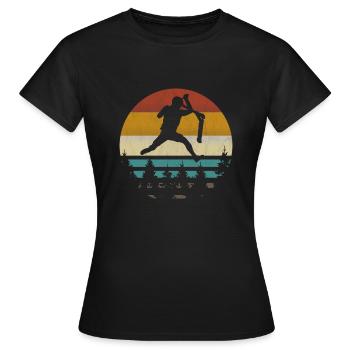 Cascadeur cascadeur scooter scooter rétro vintag - T-shirt Femme - noir - Devant - AI Model Female 172 dark (172cm)