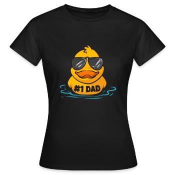 Canard en caoutchouc Canard en caoutchouc - T-shirt Femme - noir - Devant - AI Model Female 172 dark (172cm)
