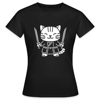 KENDO - T-shirt Femme - noir - Devant - AI Model Female 172 dark (172cm)