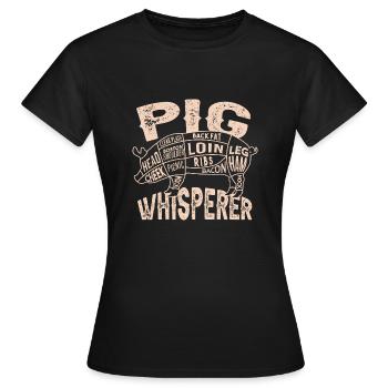 Butcher Butcher Butcher Butcher’s Gift - T-shirt Femme - noir - Devant - AI Model Female 172 dark (172cm)