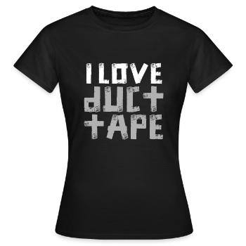 Ruban adhésif Ruban adhésif Ruban de masquage artisanal - T-shirt Femme - noir - Devant - AI Model Female 172 dark (172cm)