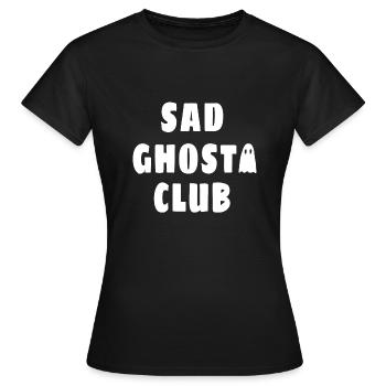 SAD GHOST CLUB - T-shirt Femme - noir - Devant - AI Model Female 172 dark (172cm)