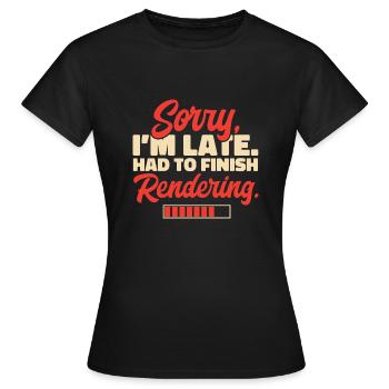 Video Editor Filmemacher Videofilmer - Frauen T-Shirt - Schwarz - Vorne - AI Model Female 172 dark (172cm)