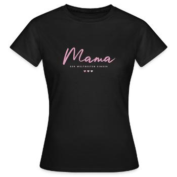 Mama - Frauen T-Shirt - Schwarz - Vorne - AI Model Female 172 dark (172cm)