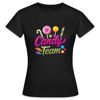 Candy Team Candy Candies - Women's T-Shirt - black - Front - AI Model Female 172 dark (172cm)