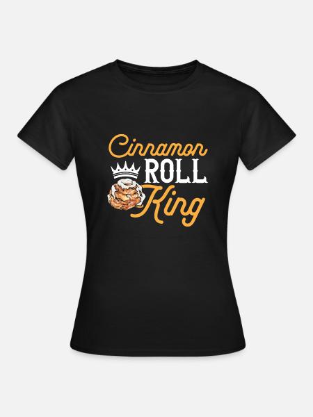 Zimtschnecke - Frauen T-Shirt - Schwarz