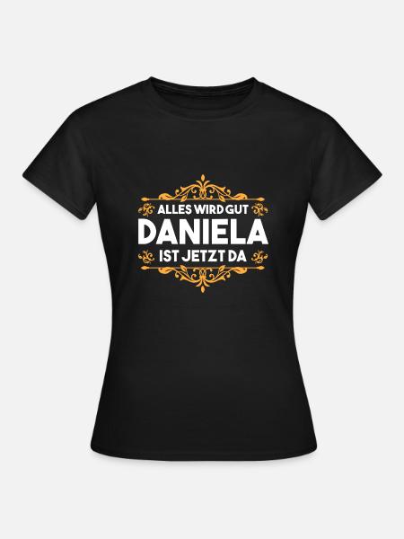 Daniela - Frauen T-Shirt - Schwarz