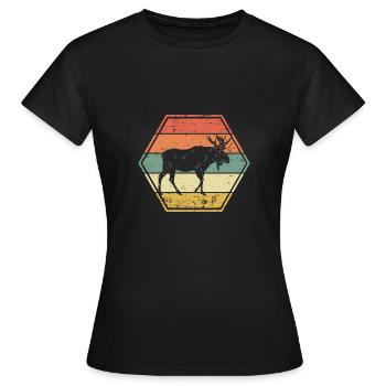 élan - T-shirt Femme - noir - Devant - AI Model Female 172 dark (172cm)