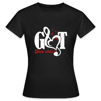 Show Choir Got Show Choir - Women's T-Shirt - black - Front - AI Model Female 172 dark (172cm)