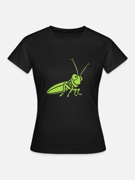 Heuschrecke - Frauen T-Shirt - Schwarz