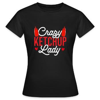 Ketchup Ketchup à la tomate - T-shirt Femme - noir - Devant - AI Model Female 172 dark (172cm)