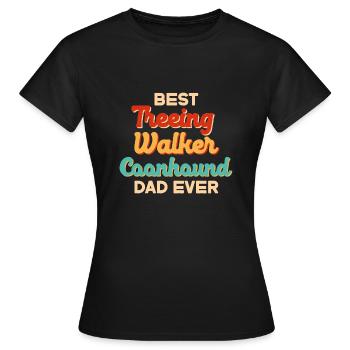 Arboriculture Walker Coonhound - T-shirt Femme - noir - Devant - AI Model Female 172 dark (172cm)