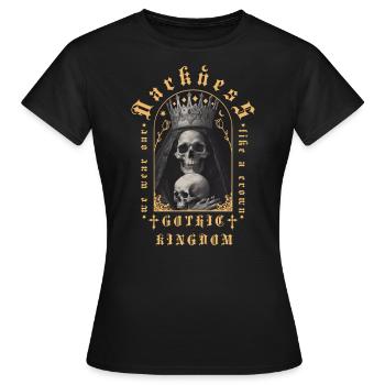 Gothic Kingdom - Women's T-Shirt - black - Front - AI Model Female 172 dark (172cm)