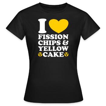 Lustige Strahlung Lustiger Nuklearingenieur - Frauen T-Shirt - Schwarz - Vorne - AI Model Female 172 dark (172cm)