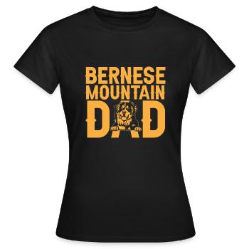 Bernese Mountain Dog - Women's T-Shirt - black - Front - AI Model Female 172 dark (172cm)