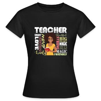 Université collégiale historiquement noire HBCU - T-shirt Femme - noir - Devant - AI Model Female 172 dark (172cm)