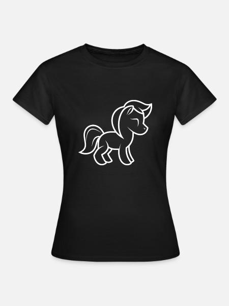 Pony - Maglietta da donna - nero