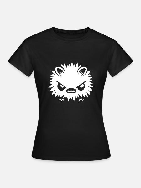 Stachelschwein - Frauen T-Shirt - Schwarz