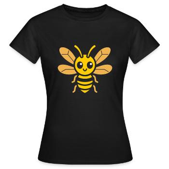 guêpe - T-shirt Femme - noir - Devant - AI Model Female 172 dark (172cm)