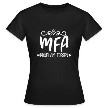 Arzthelferin Profi MFA - Frauen T-Shirt - Schwarz - Vorne - AI Model Female 172 dark (172cm)