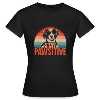 Épagneul Breton Épagneul Cadeau - T-shirt Femme - noir - Devant - AI Model Female 172 dark (172cm)
