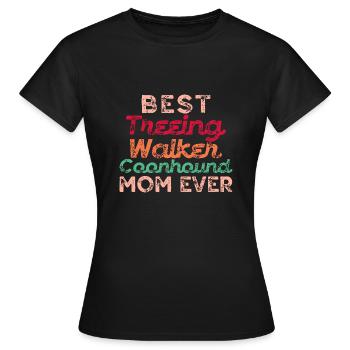 Arboriculture Walker Coonhound - T-shirt Femme - noir - Devant - AI Model Female 172 dark (172cm)