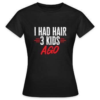 Bald Head Baldness Beard Bald Head - Women's T-Shirt - black - Front - AI Model Female 172 dark (172cm)