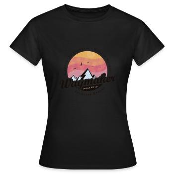 Verset biblique vintage - Waymaker Promise Keeper - T-shirt Femme - noir - Devant - AI Model Female 172 dark (172cm)