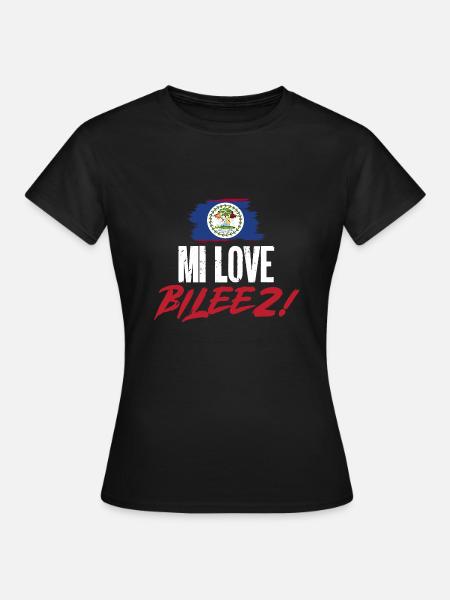 Belize Flagge Belizer - Frauen T-Shirt - Schwarz