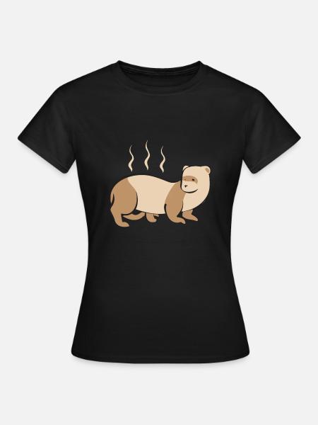 Frettchen Besitzer Frettchen - Frauen T-Shirt - Schwarz