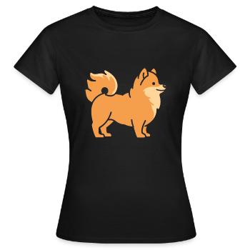 Eurasier - Frauen T-Shirt - Schwarz - Vorne - AI Model Female 172 dark (172cm)