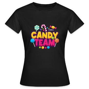 Candy Team Candy Candies - Women's T-Shirt - black - Front - AI Model Female 172 dark (172cm)