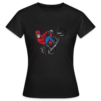 Simson Wheelie - Women's T-Shirt - black - Front - AI Model Female 172 dark (172cm)