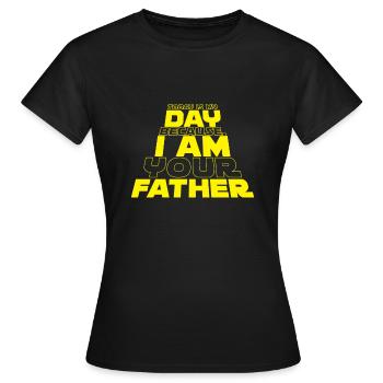 Vatertag Feiertag - Frauen T-Shirt - Schwarz - Vorne - AI Model Female 172 dark (172cm)