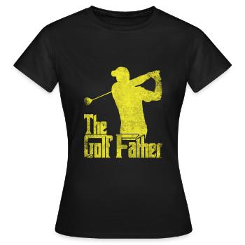 Golf Golfplatz Golfschläger - Frauen T-Shirt - Schwarz - Vorne - AI Model Female 172 dark (172cm)
