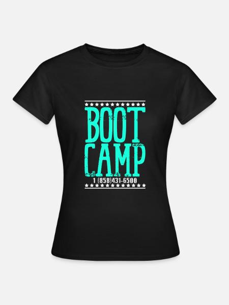 Bootcamp Armee Militär - Frauen T-Shirt - Schwarz