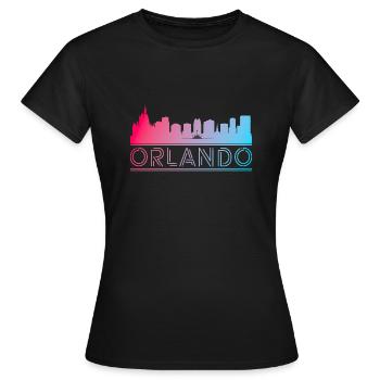 Orlando City Tours - Women's T-Shirt - black - Front - AI Model Female 172 dark (172cm)