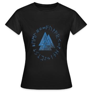 Yggdrasil World Tree World Ash Nordic - Women's T-Shirt - black - Front - AI Model Female 172 dark (172cm)
