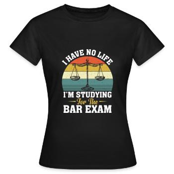 Profession Lawyer! Lawyers Law Students Lawyer - Women's T-Shirt - black - Front - AI Model Female 172 dark (172cm)